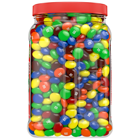 M&M'S Chocolate Candy, Peanut Butter, 55 oz Jar