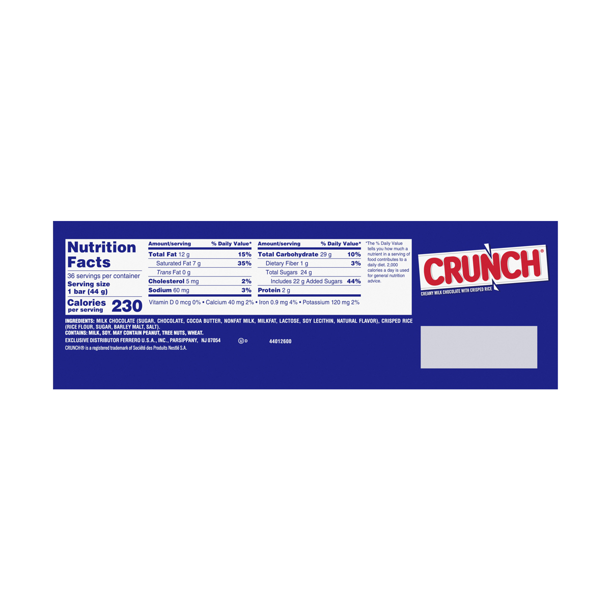 Crunch, 1.55 oz, 36 ct