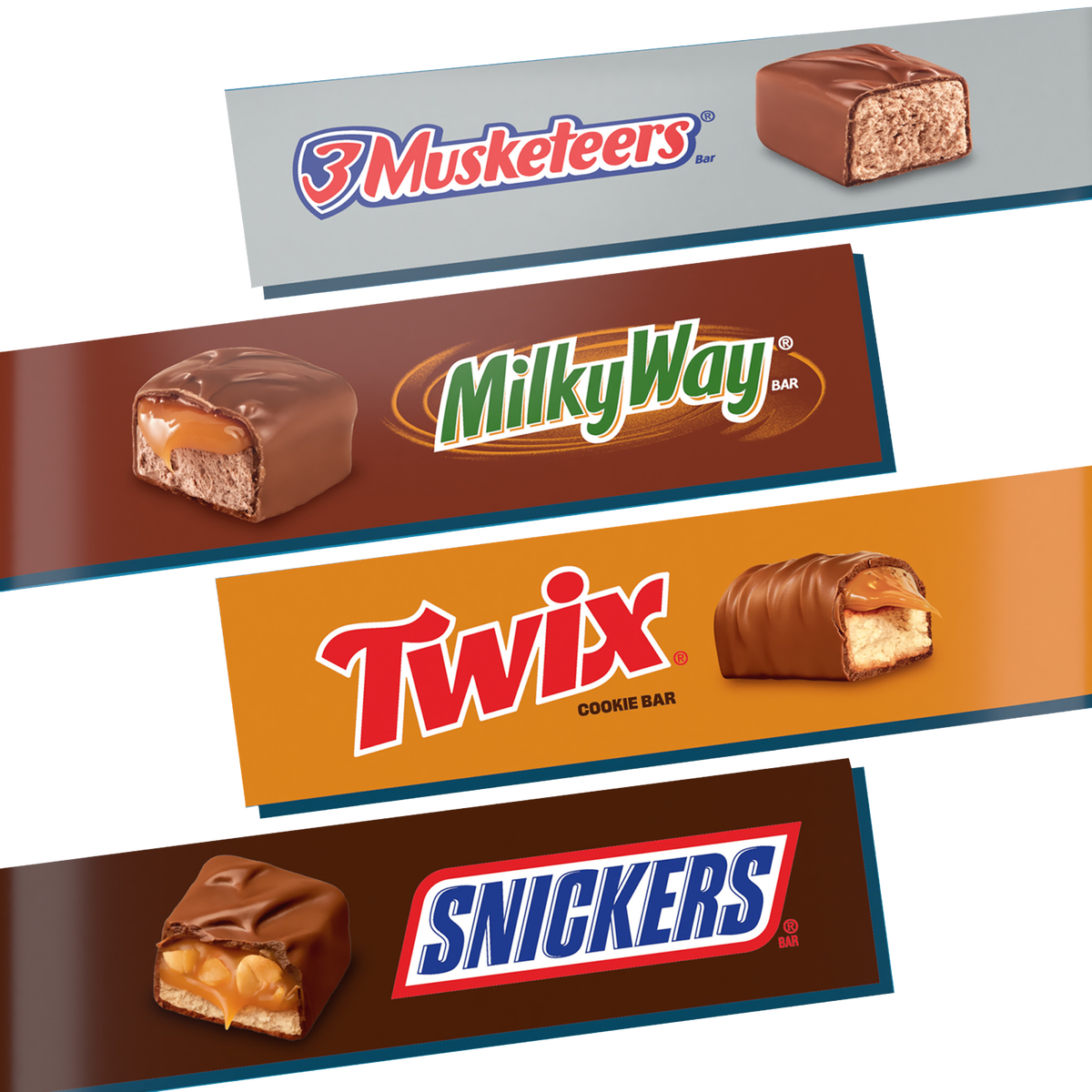 Hershey's, Kit Kat, Reese's Chocolate Candy Bars, Full Size, Variety Pack, 30 ct