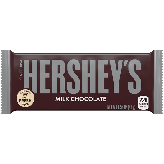 Hershey's Milk Chocolate, 1.55 oz, 36 ct
