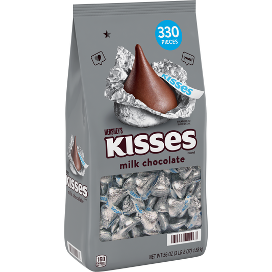 Hershey's Kisses, Milk Chocolate, 330 ct