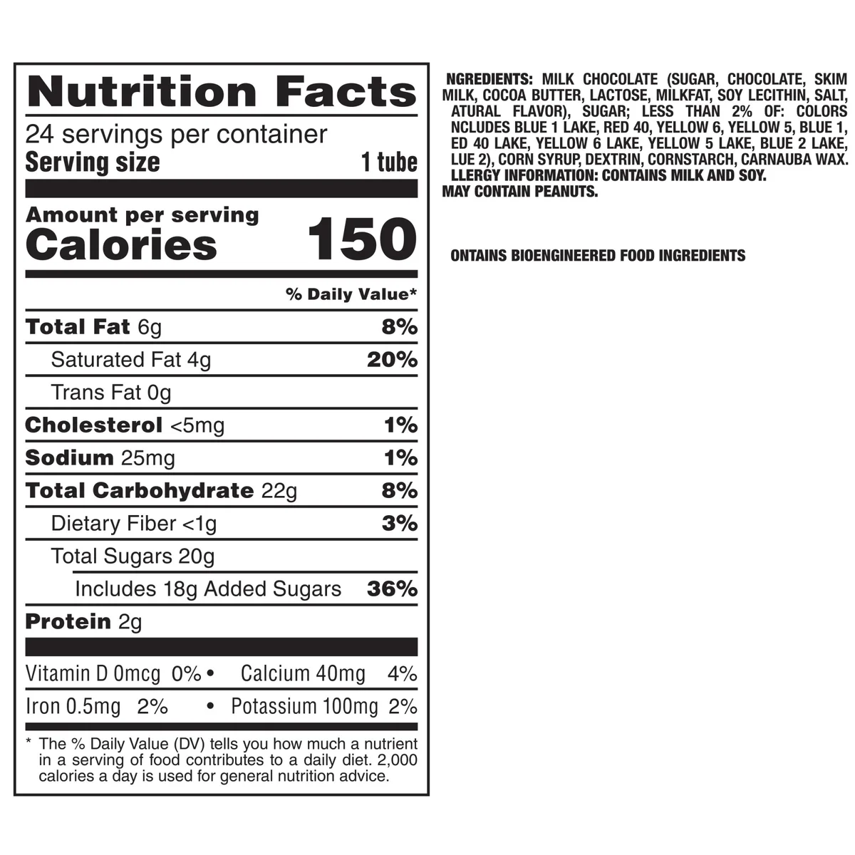 M&M'S Minis Chocolate Candy, Milk Chocolate, 1.08 oz, 24 ct