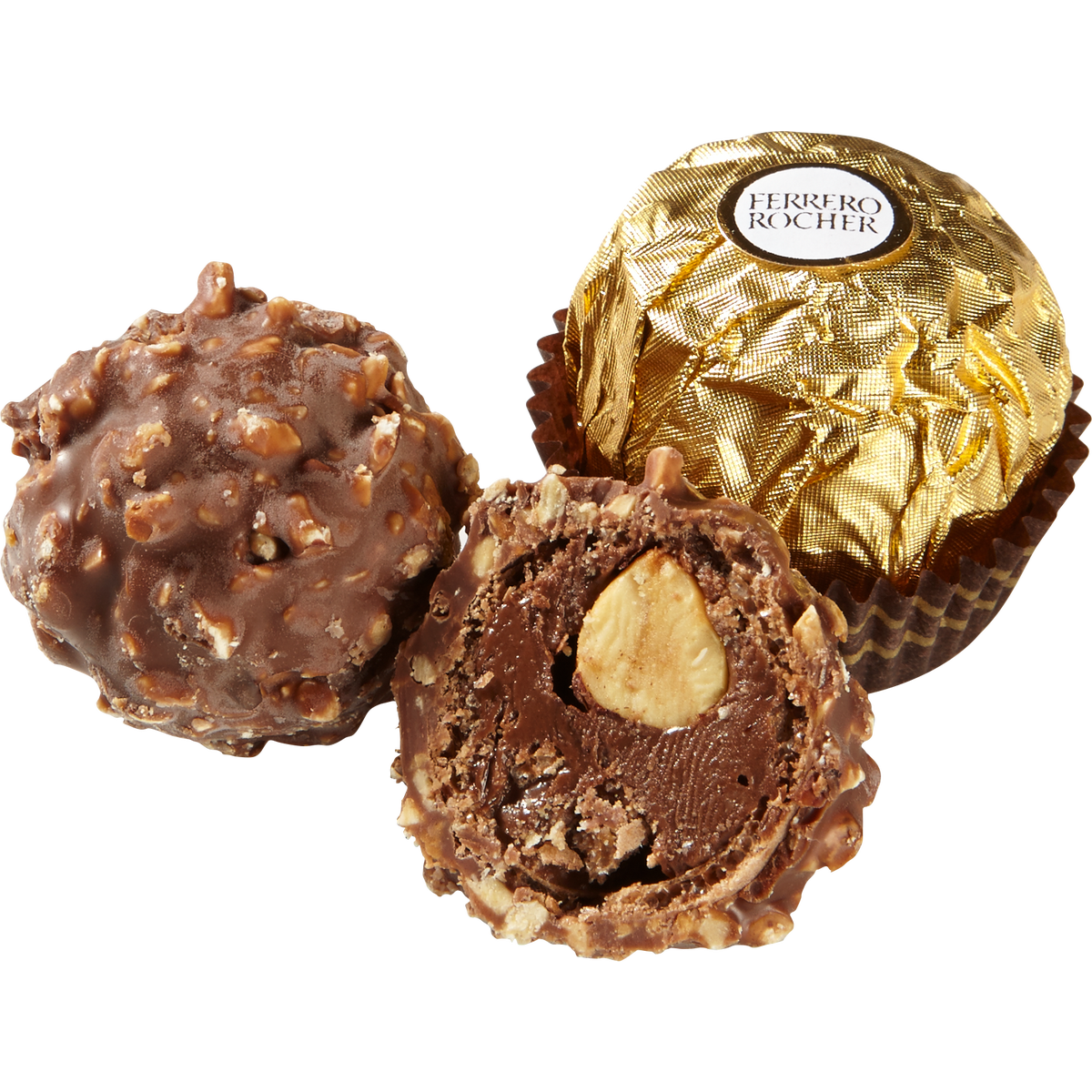 Ferrero Rocher Chocolates, Hazelnut, 48 ct