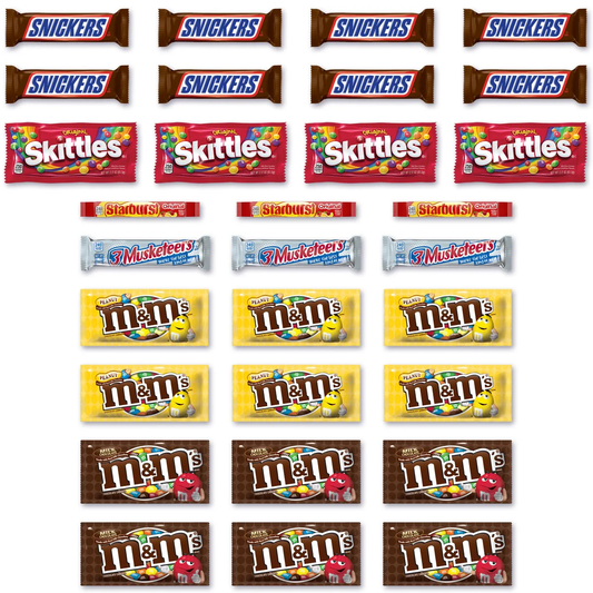Mars Candy, Full Size, Variety Pack, 30 ct