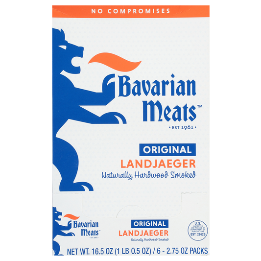 Bavarian Meats Landjaeger, Original, 2.75 oz, 6 ct