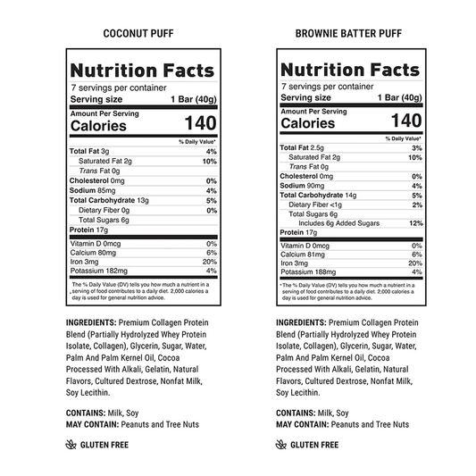 Built Puff Protein Bars, Variety Pack, 1.41 oz, 14 ct