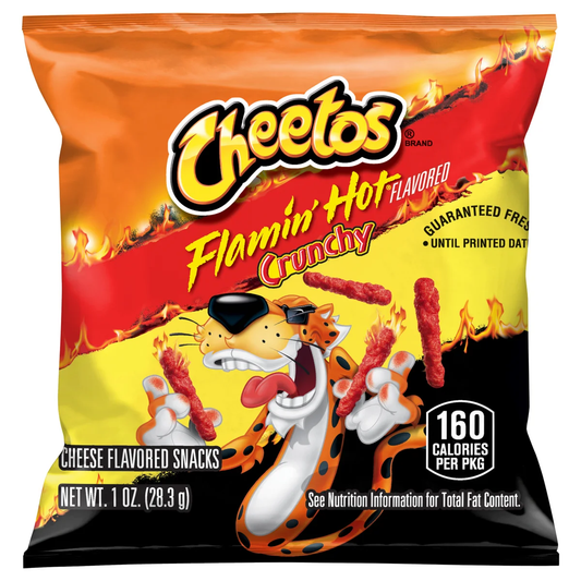 Cheetos Crunchy, Flamin' Hot, 1 oz, 50 ct