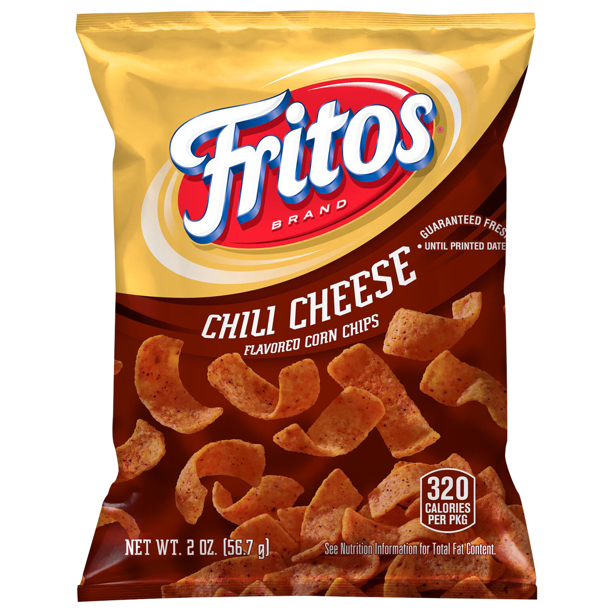 Fritos Corn Chips, Chili Cheese, 2 oz, 64 ct