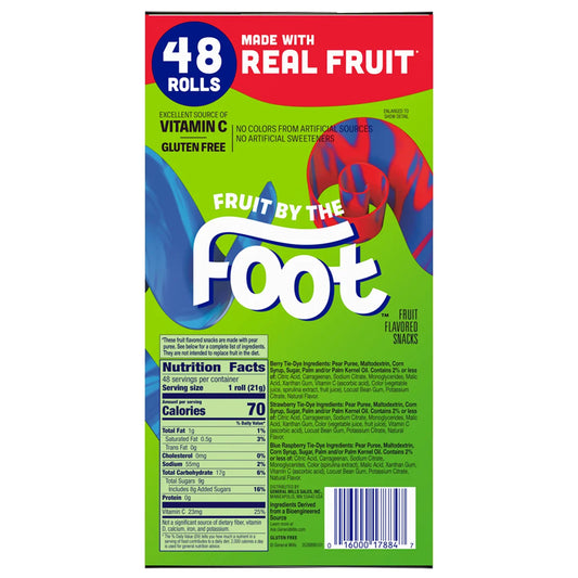 Fruit By The Foot, Variety Pack, 0.75 oz, 48 ct