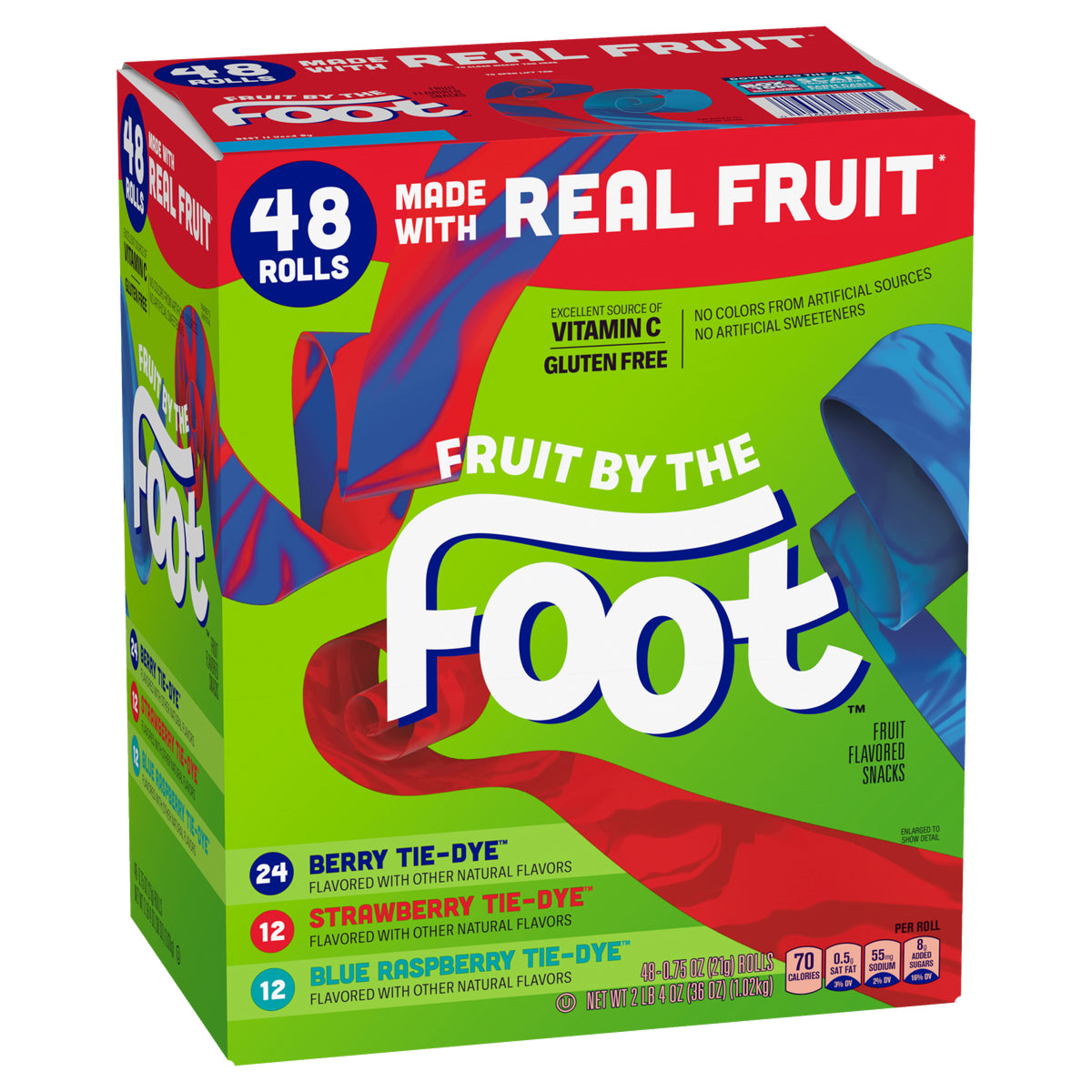 Fruit By The Foot, Variety Pack, 0.75 oz, 48 ct
