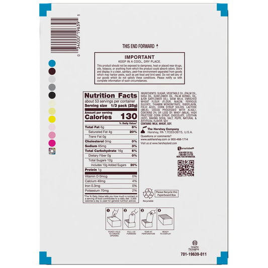 Hershey's King Size, Cookies 'n' Creme, 2.6 oz, 18 ct