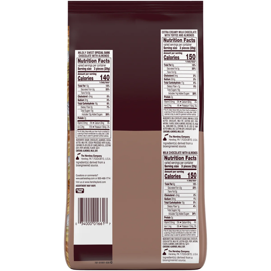 Hershey's Chocolate Nuggets, Variety Pack, 52 oz, 145 ct
