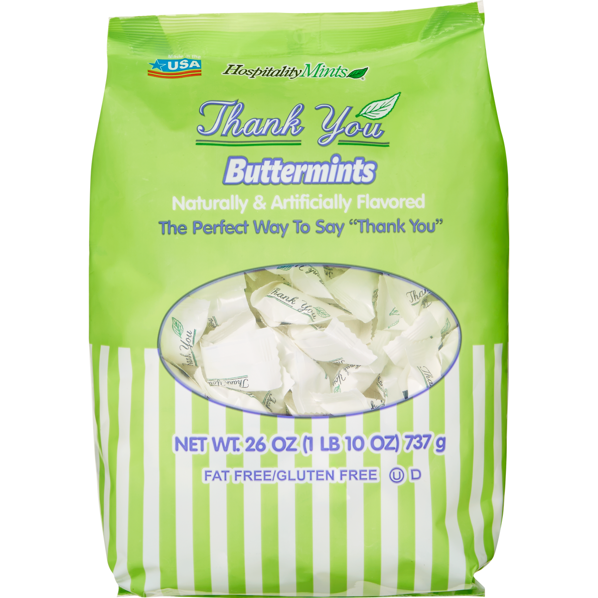 Hospitality Mints, Thank You Buttermints, 26 oz