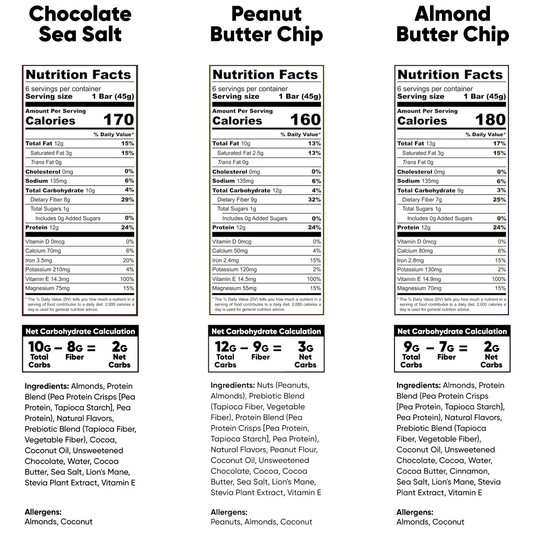 IQBAR Plant Protein Bar, Chocolate Lovers Variety Pack, 1.6 oz, 18 ct