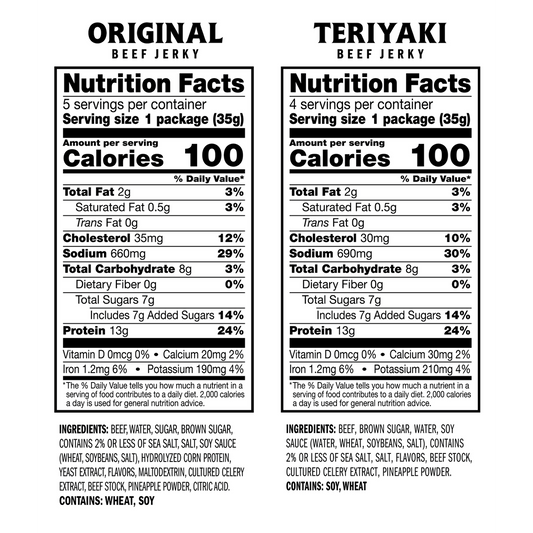 Jack Link's Beef Jerky, Variety Pack, 1.25 oz, 9 ct