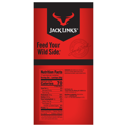 Jack Link's Beef Steaks, Original, 1 oz, 12 ct