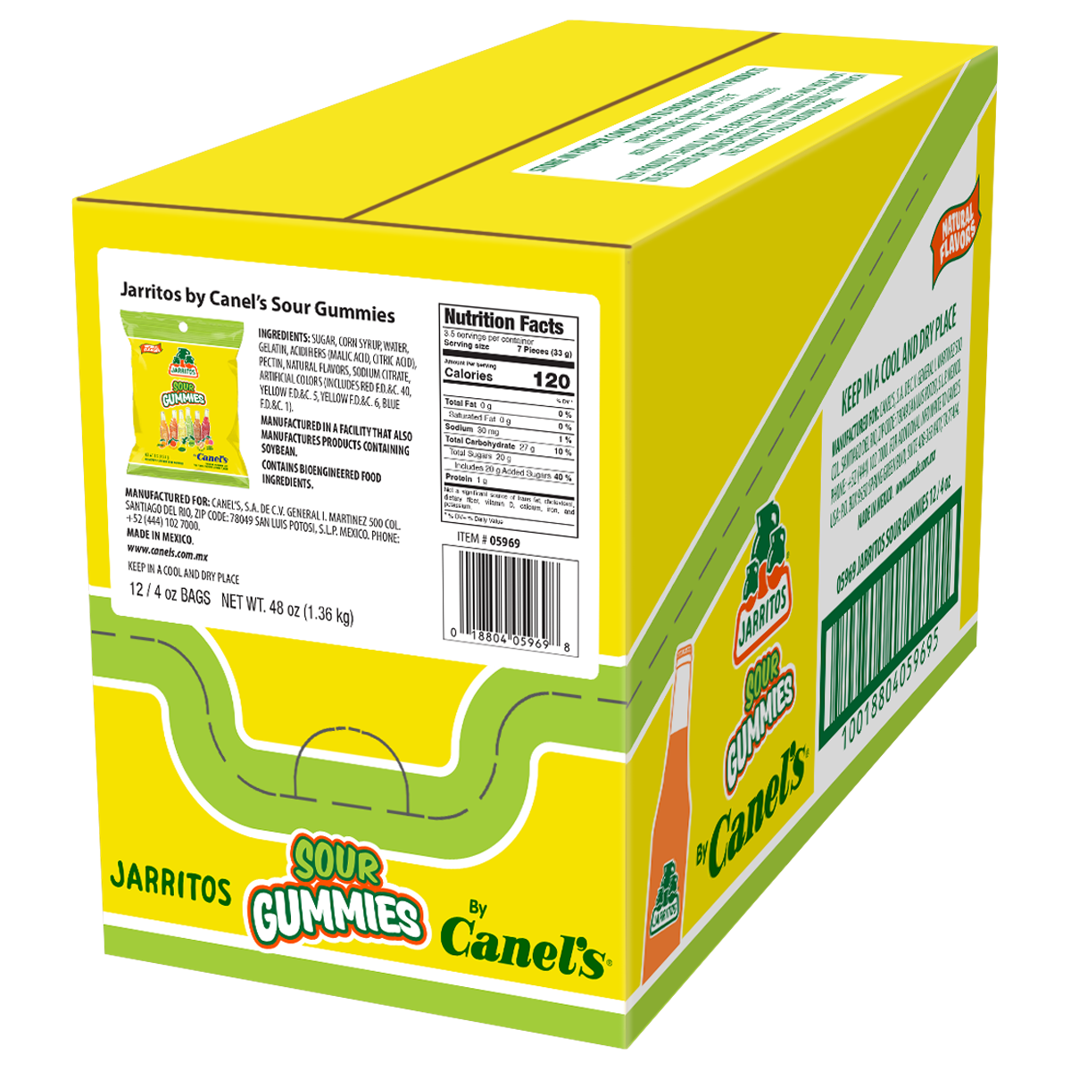 Jarritos Sour Gummies, 4 oz, 12 ct