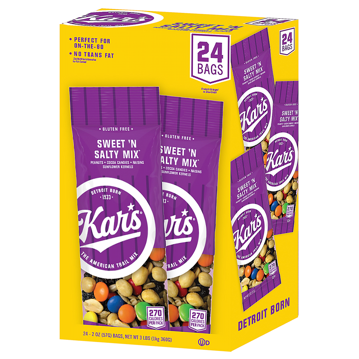 Kar's Trail Mix, Sweet 'N Salty Mix, 2 oz, 24 ct