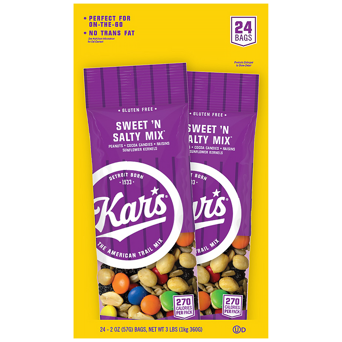 Kar's Trail Mix, Sweet 'N Salty Mix, 2 oz, 24 ct
