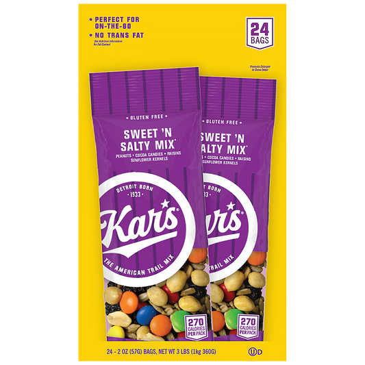 Kar's Trail Mix, Sweet 'N Salty Mix, 2 oz, 24 ct