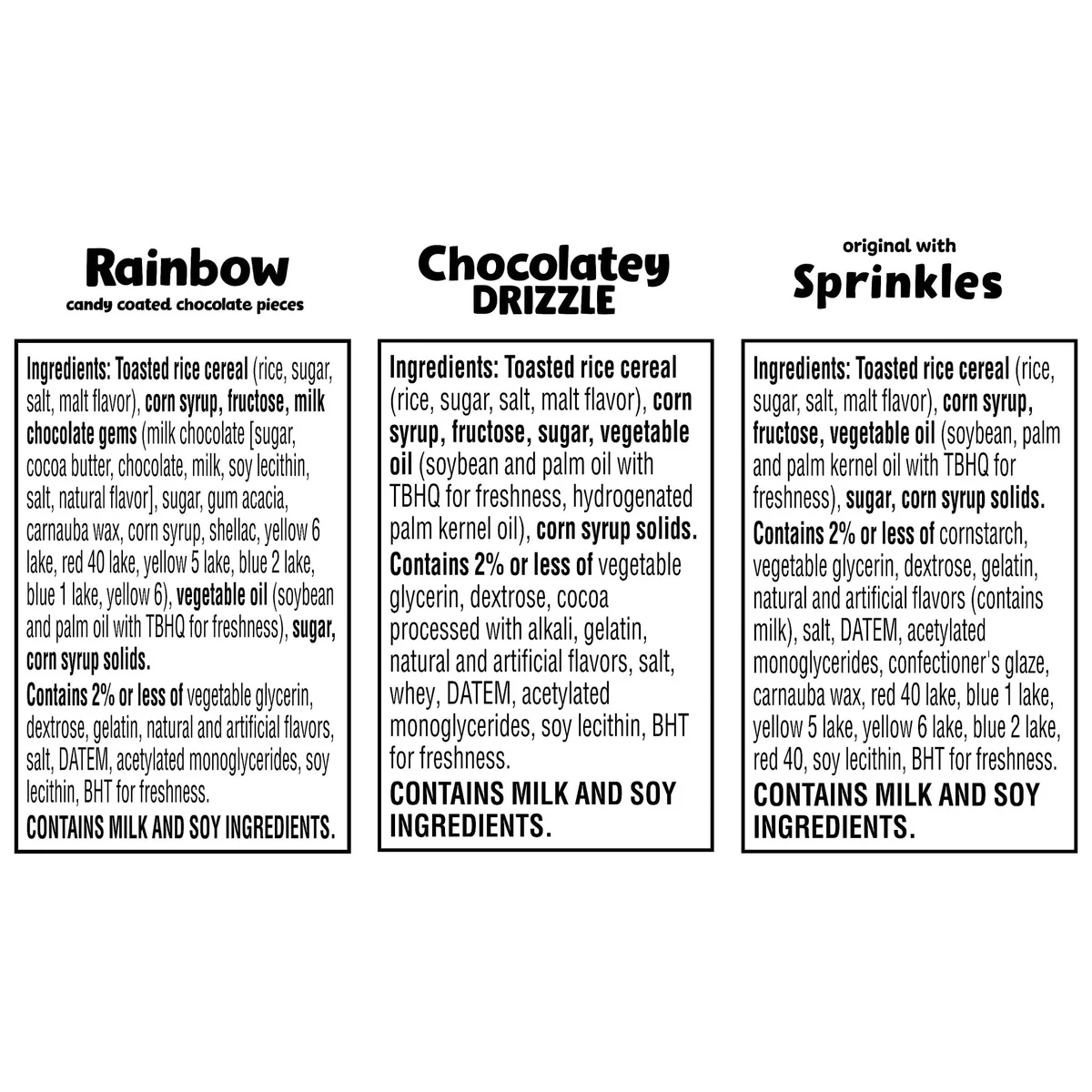 Kellogg's Rice Krispies Treats, Variety Pack, 60 ct