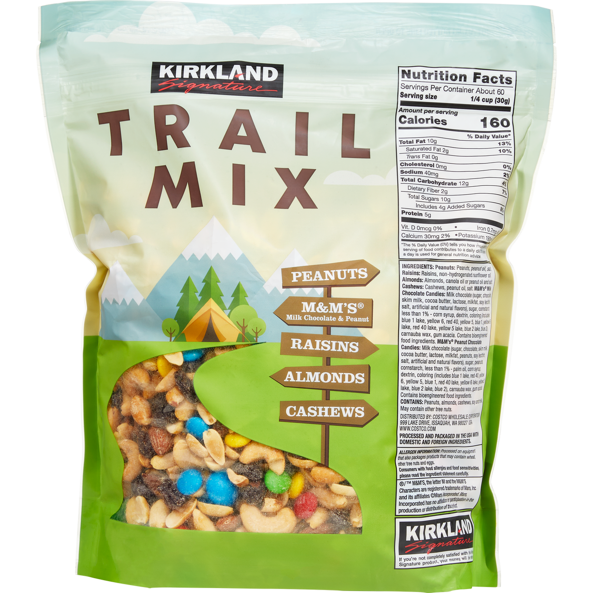 Kirkland Signature Trail Mix, 4 lbs