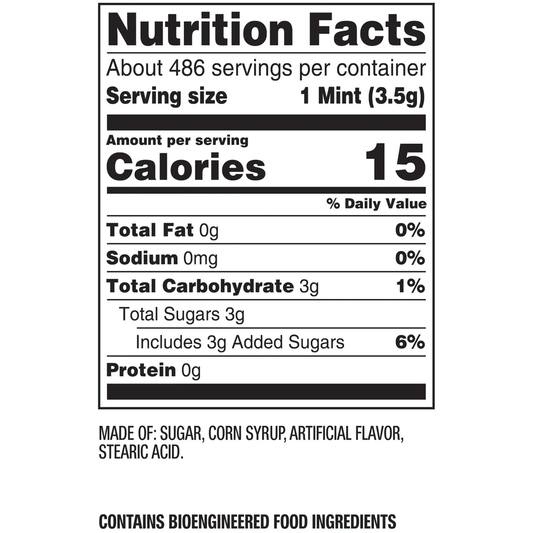 Life Savers Breath Mints Hard Candy, Wint O Green, 53.95 oz