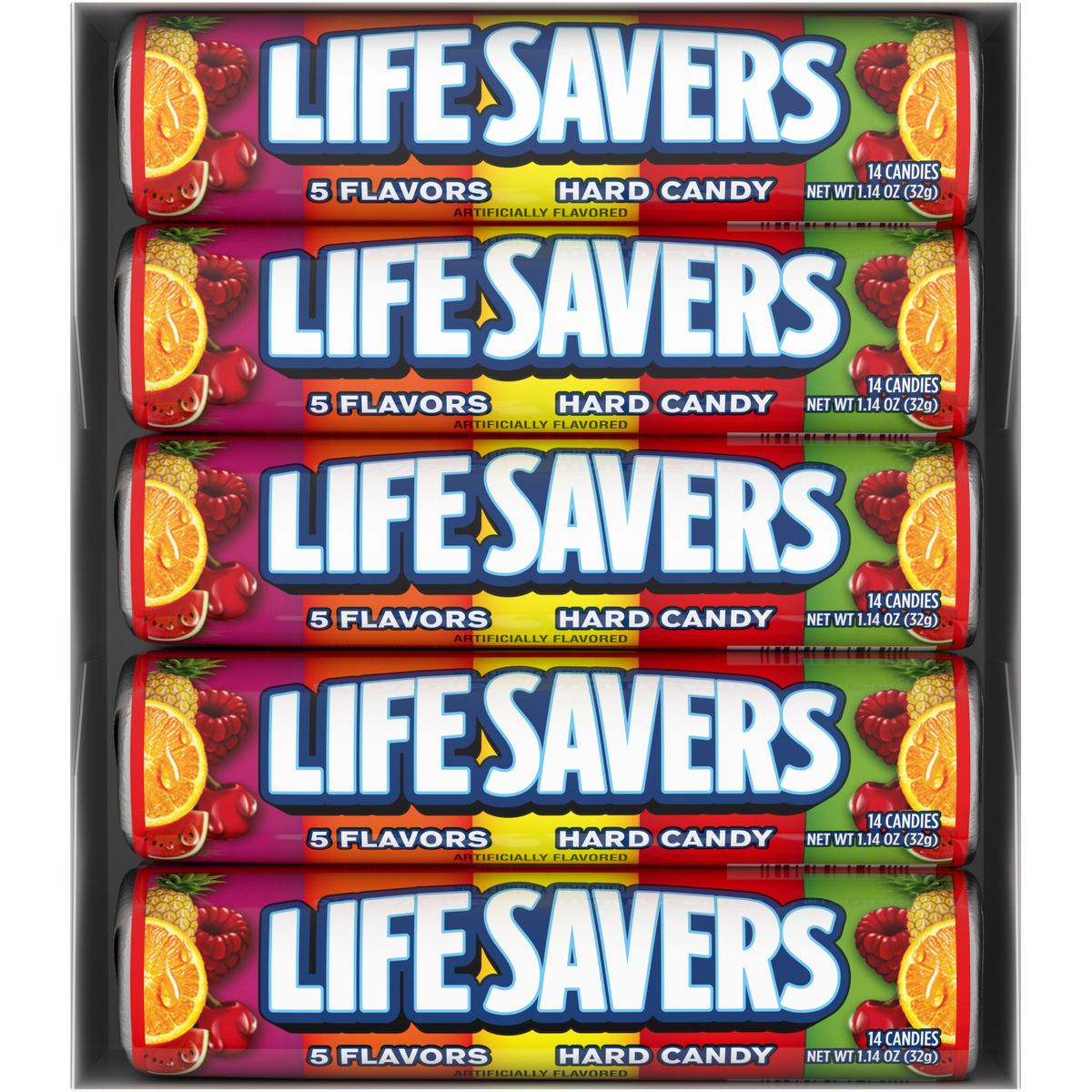 Life Savers Hard Candy, Original 5 Flavors, 1.14 oz, 20 ct
