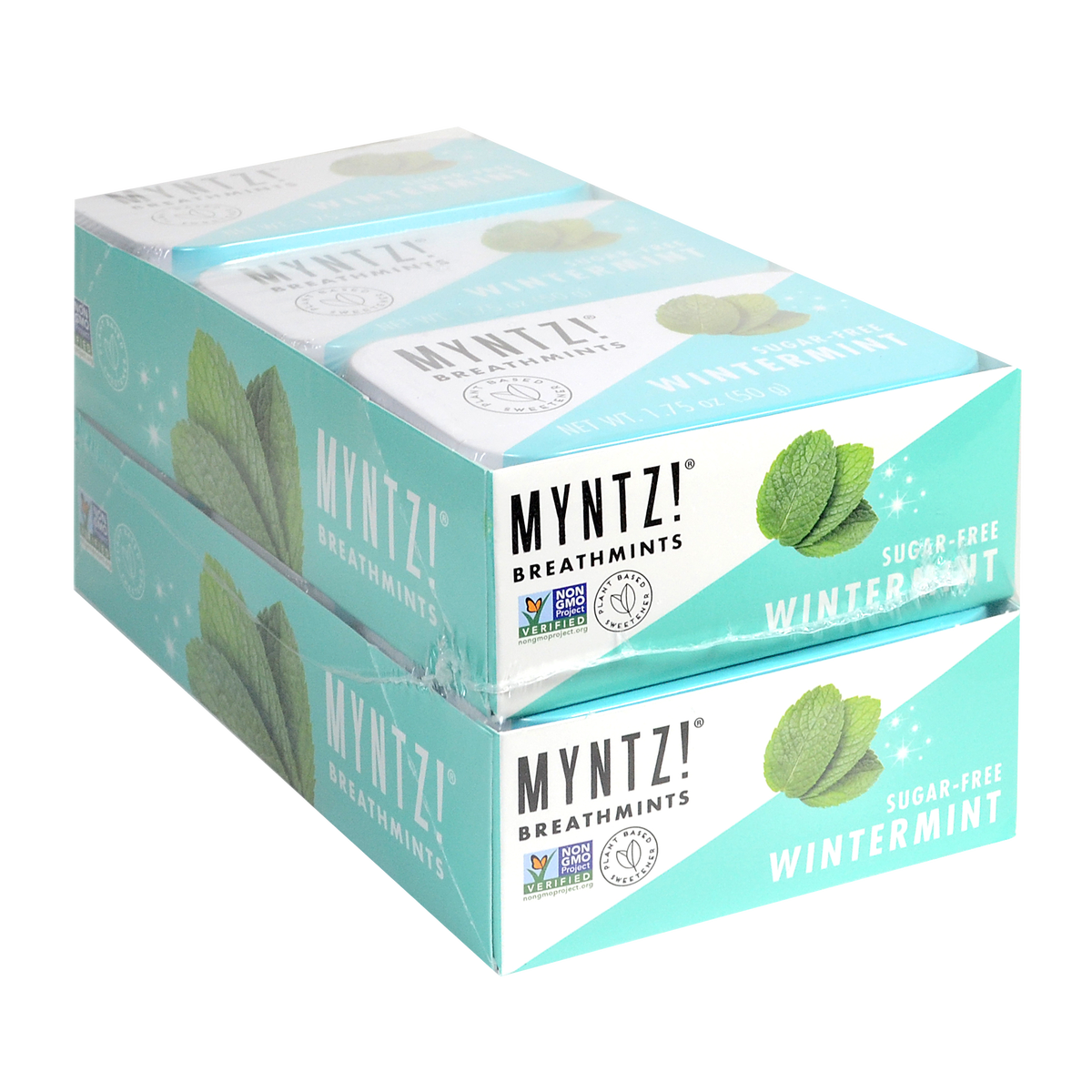 MYNTZ! Sugar Free Breathmints, Wintermint, 1.75 oz, 12 ct