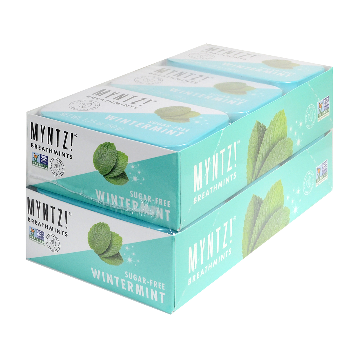 MYNTZ! Sugar Free Breathmints, Wintermint, 1.75 oz, 12 ct
