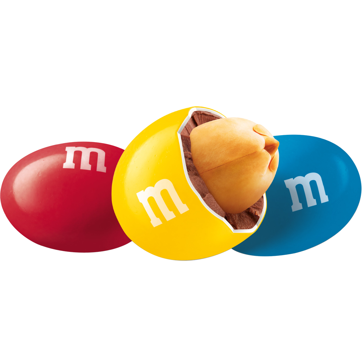 M&M'S Full Size Chocolate Candy, Peanut, 1.74 oz, 48 ct
