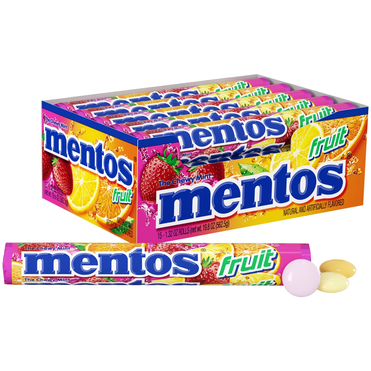 Mentos, Fruit, 1.32 oz, 15 ct