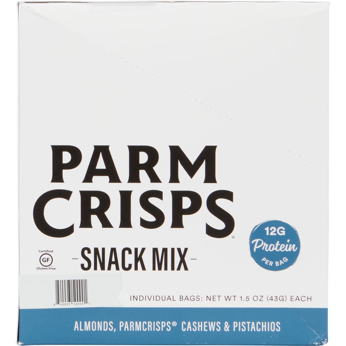 ParmCrisps Snack Mix, Ranch, 1.5 oz, 12 ct