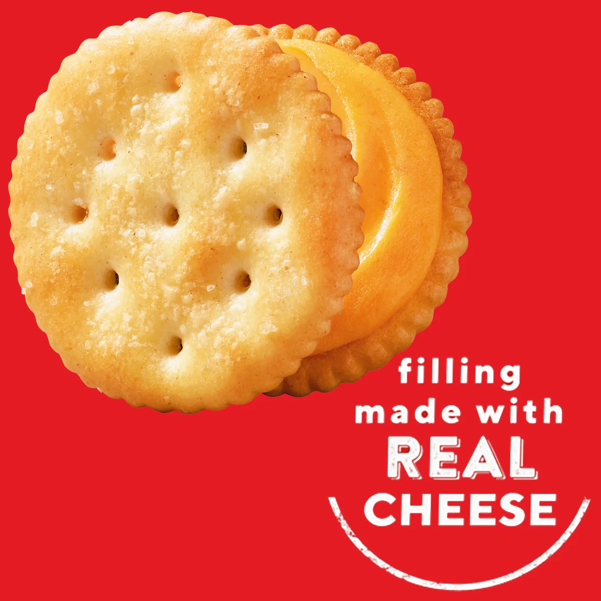 RITZ Cracker Sandwiches, Cheese, 1.35 oz, 40 ct