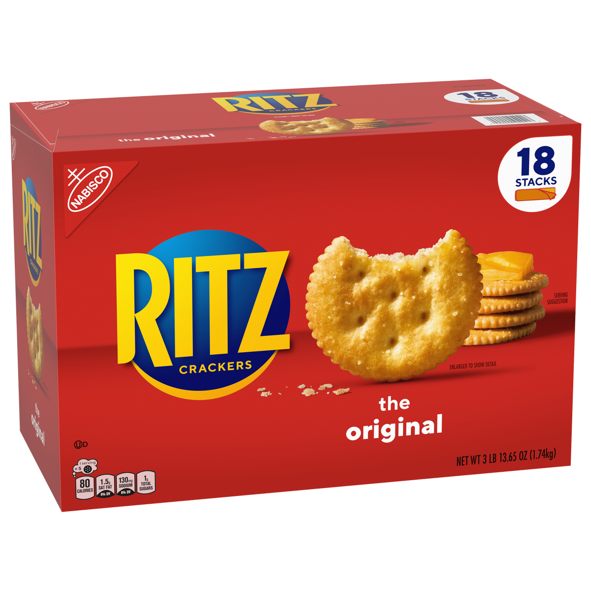 RITZ Crackers, Original, 61.6 oz