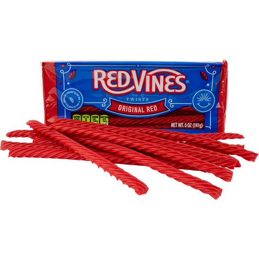 Red Vines Twists, Original Red Licorice Candy, 5 oz, 12 ct