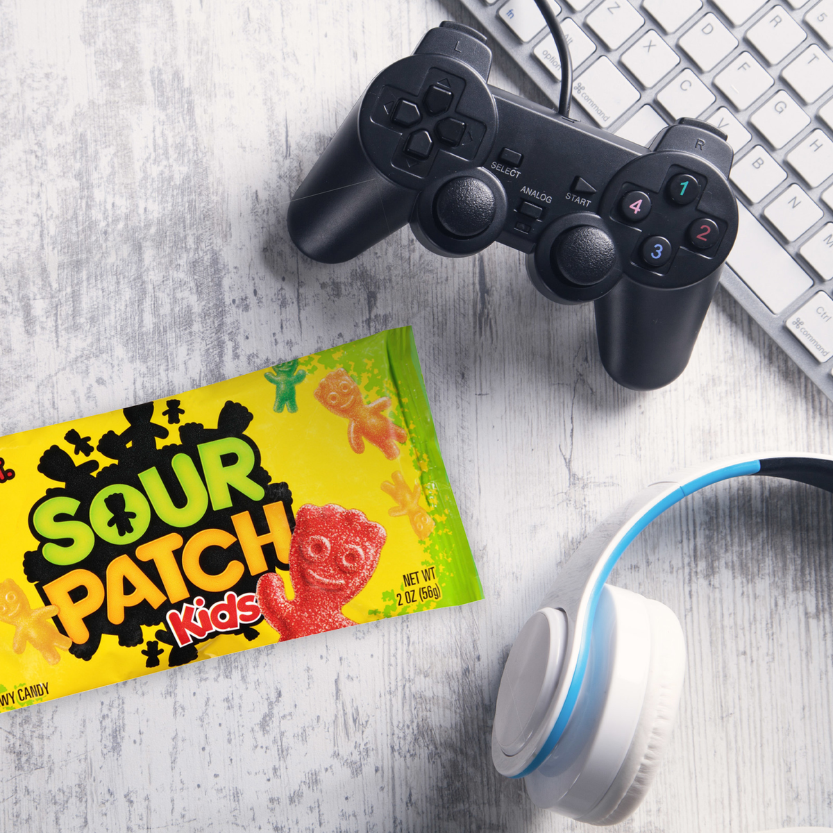 SOUR PATCH KIDS Soft & Chewy Candy, 2 oz, 24 ct