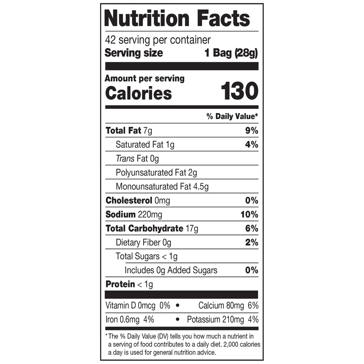Sensible Portions Garden Veggie Straws, Sea Salt, 1 oz, 42 ct