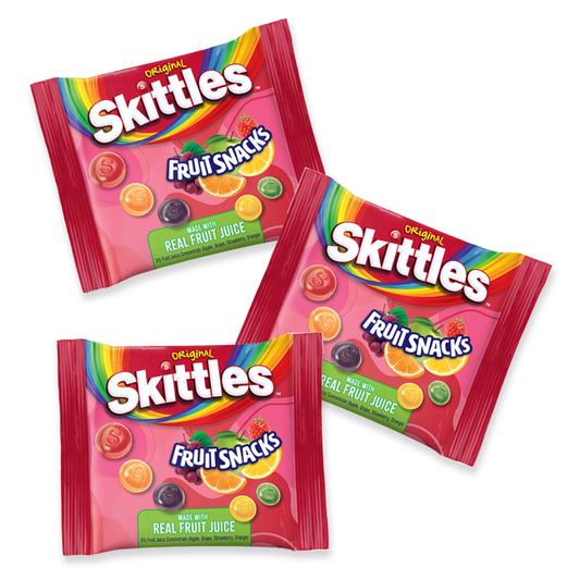 Skittles Fruit Snacks, Original, 0.8 oz, 42 ct