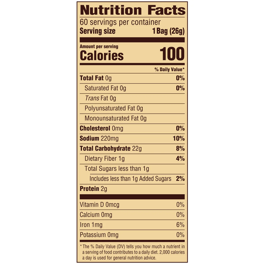 Snyder's of Hanover Mini Pretzels, 100 Calorie Pack, 0.92 oz, 60 ct