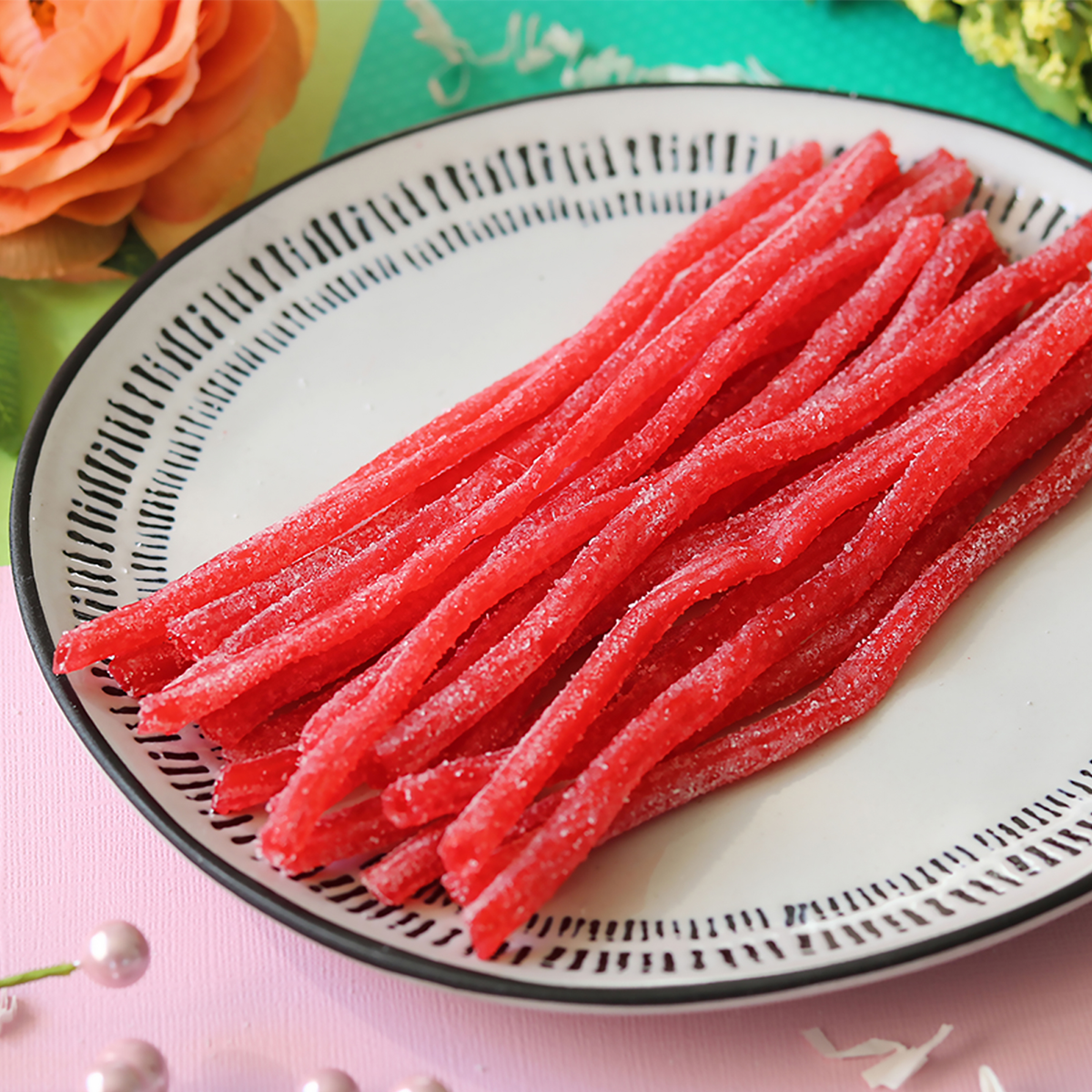 Sour Punch Straws, Strawberry, 2 oz, 24 ct