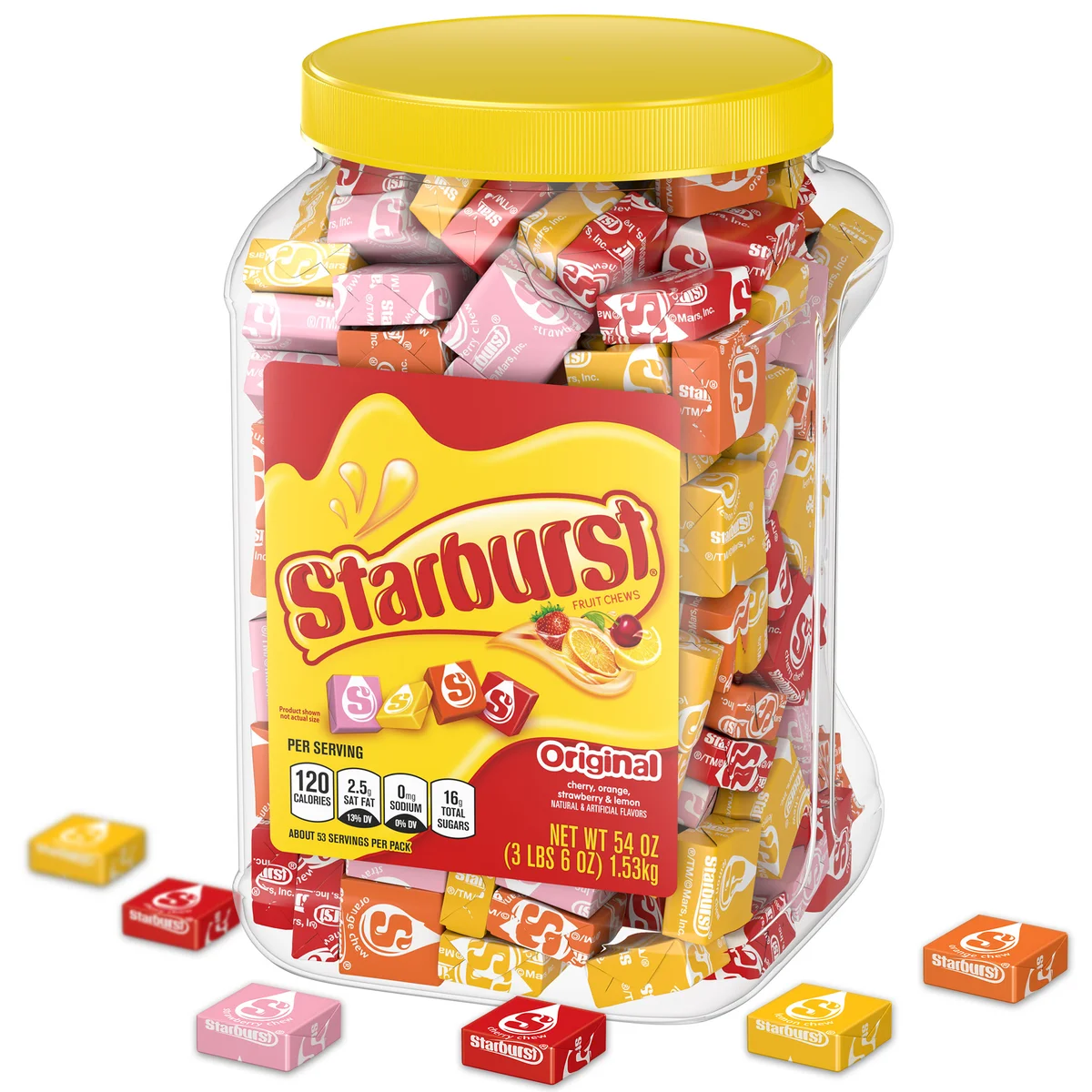 Starburst Chewy Candy, Original, 54 oz
