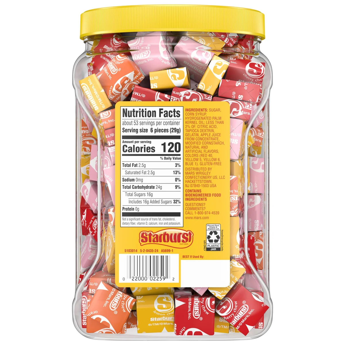 Starburst Chewy Candy, Original, 54 oz