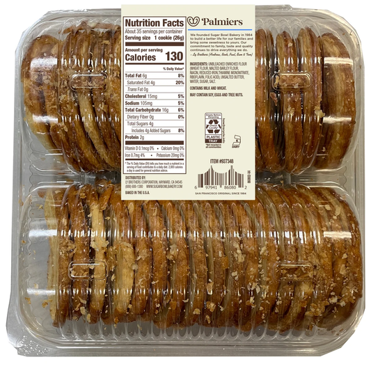 Sugar Bowl Bakery Petite Palmiers, 32 oz