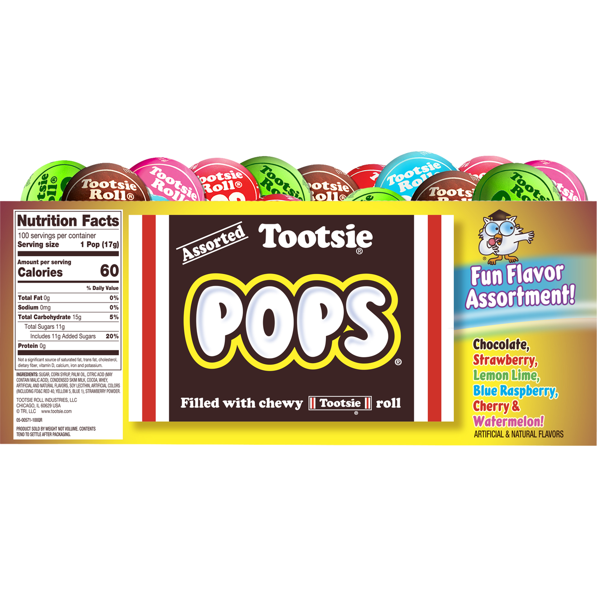 Tootsie Pops, Variety Pack, 100 ct