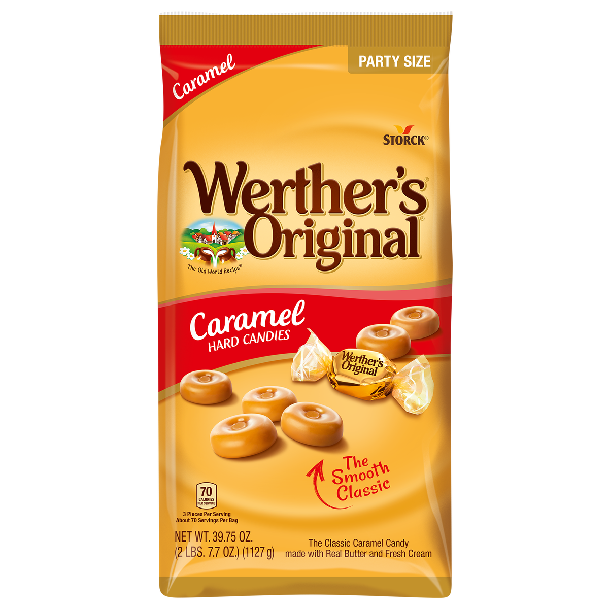Werther's Original Hard Candy, Caramel, 39.75 oz