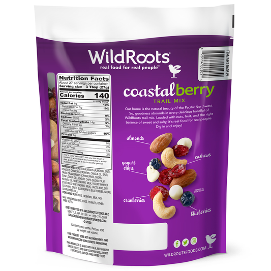 WildRoots Coastal Berry Trail Mix, 26 oz