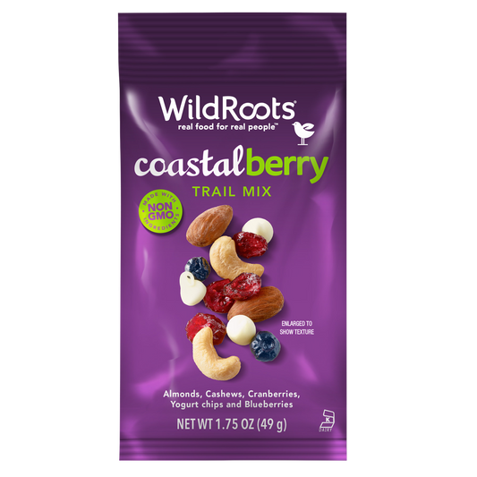 WildRoots Trail Mix, Coastal Berry Blend, 1.75 oz, 12 ct