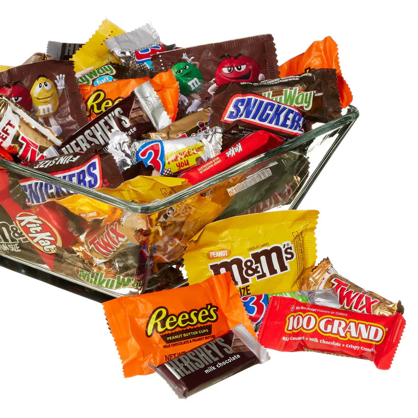 8 lbs - Halloween Fun Size Chocolate Mix