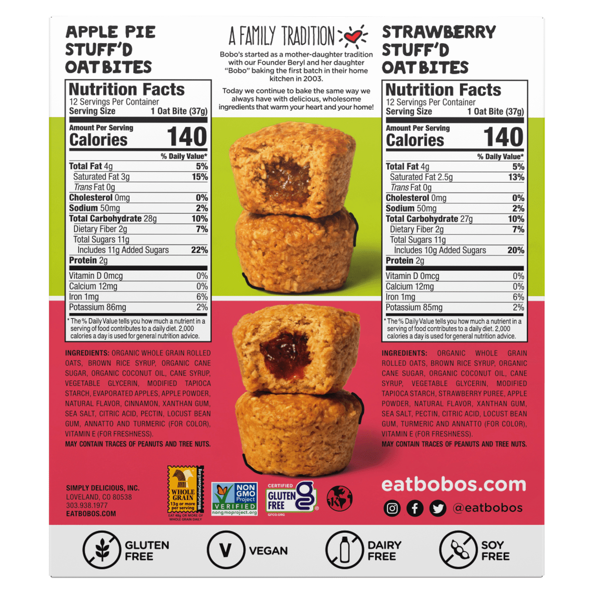 Bobo's Oat Bites, Variety Pack, 1.3 oz, 24 ct